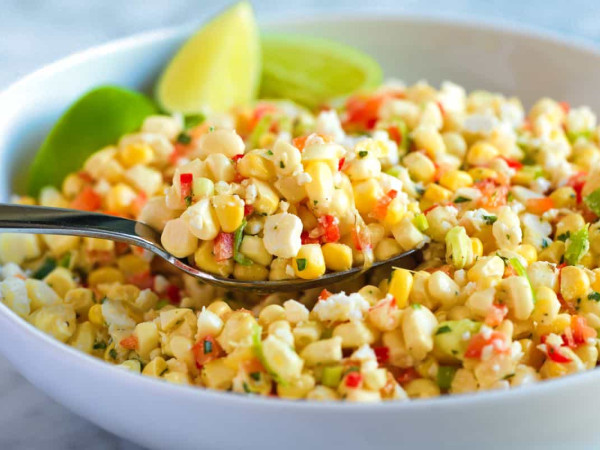 Corn and Green Onion Salad Made Easy