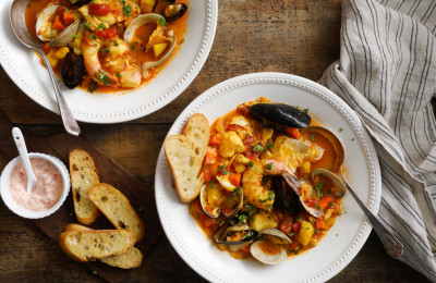 Chicken-Based Bouillabaisse