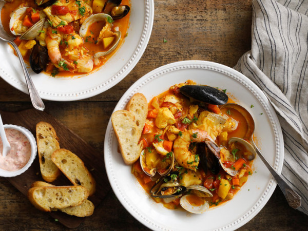 Chicken-Based Bouillabaisse