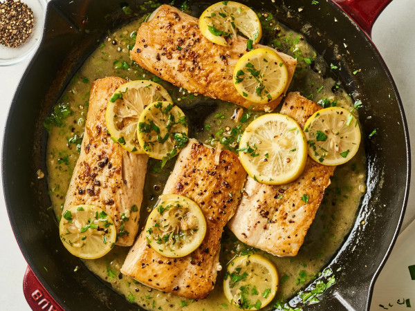 Crispy Gremolata Breadcrumb Mahi Mahi, Pan-Seared