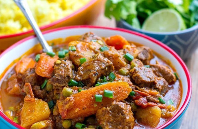 Lamb Stew Cooked in the Instant Pot®
