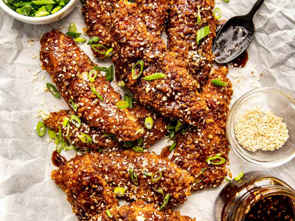 Honey-Glazed Sesame Chicken