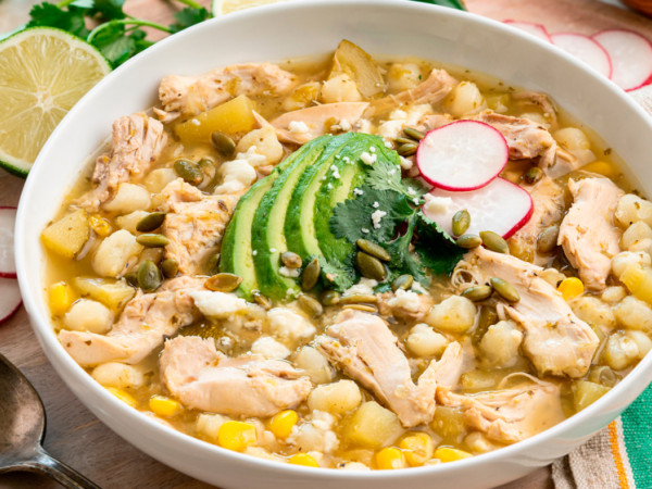Big Pappy's Posole Verde Featuring Tomatillos